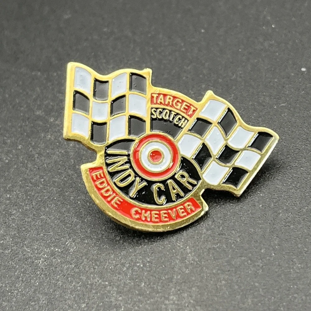 Eddie Cheever Indy Car Racer Target‎ Scotch Team Lapel Hat Pin